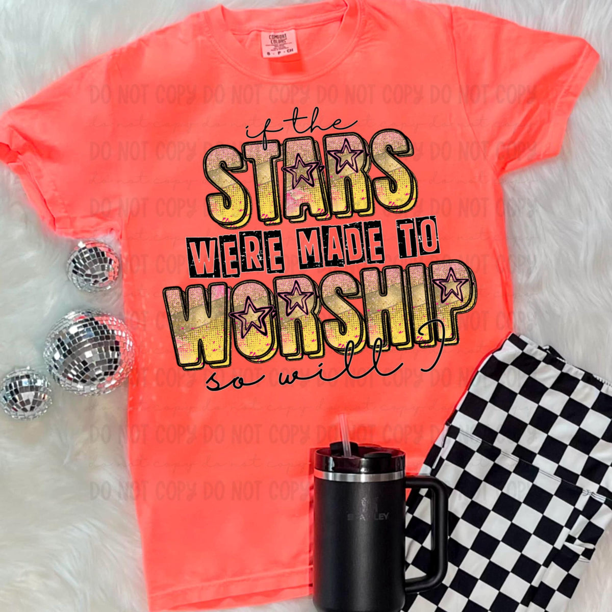 If the stars were made to worship (REVEL) 96446 DTF transfer