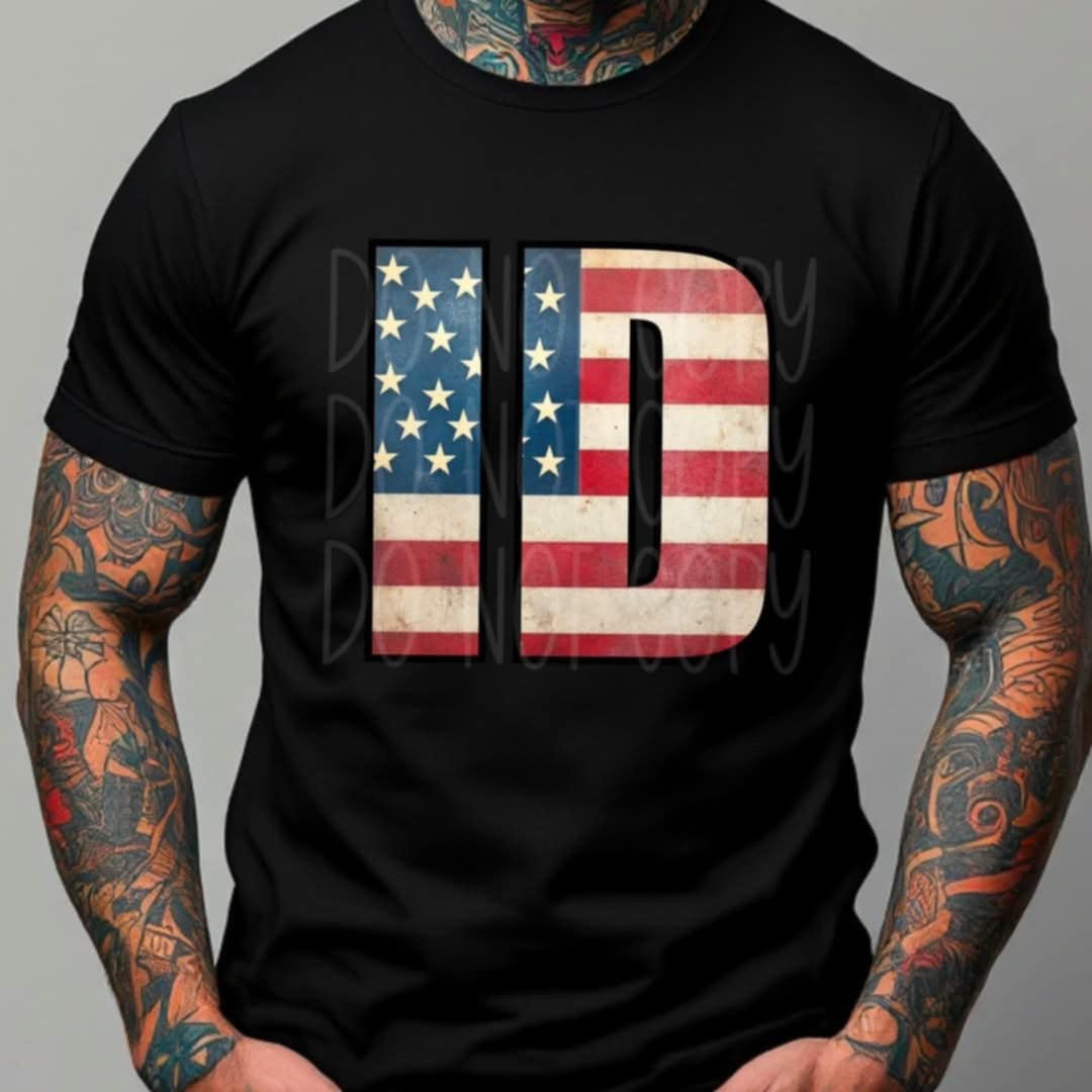 Patriotic States Initials