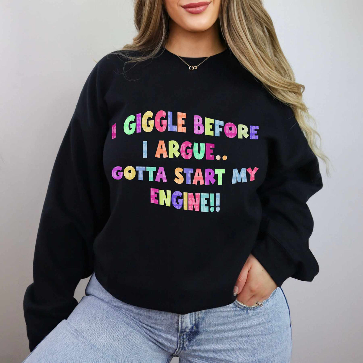 I giggle before I argue (LANE) 77573 DTF transfer