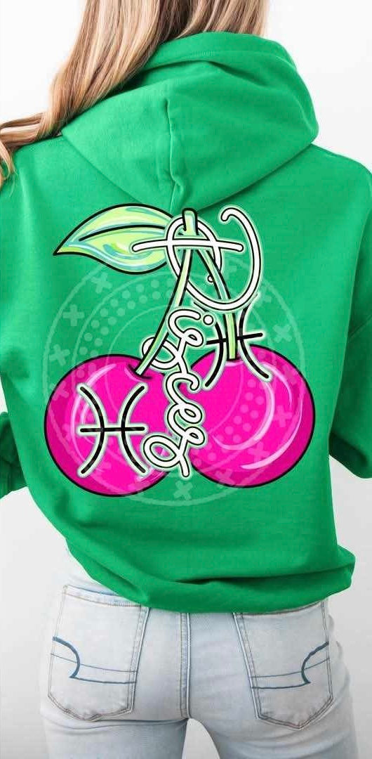 Pisces cherries (C’s) 82725 DTF transfer