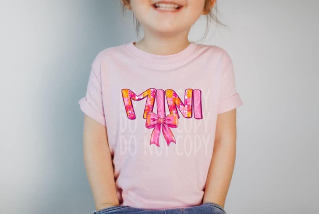 Mini pink and orange (PH) 93094 DTF transfer