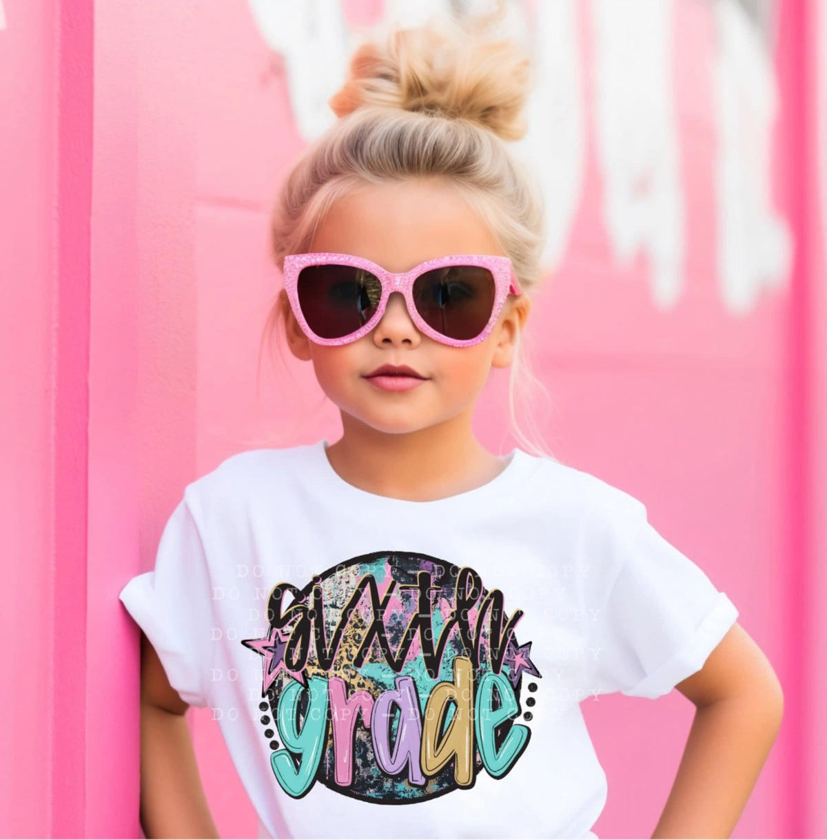 Sixth grade circle (Bellab) 107333 DTF transfer