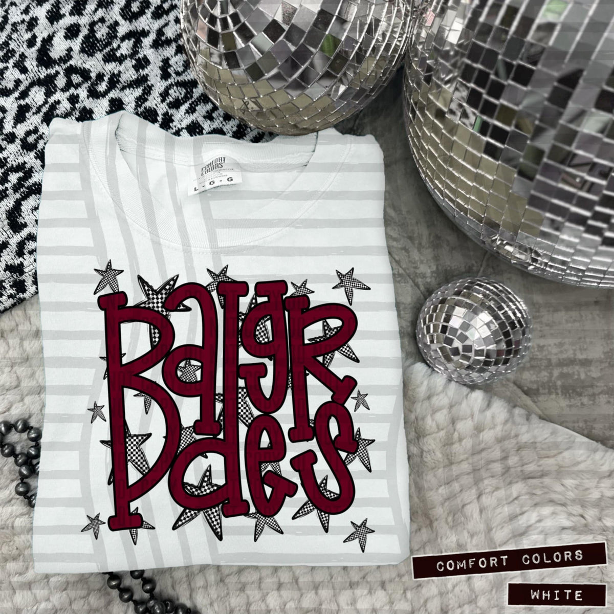 Maroon Staggered Mascots (Caplinger)