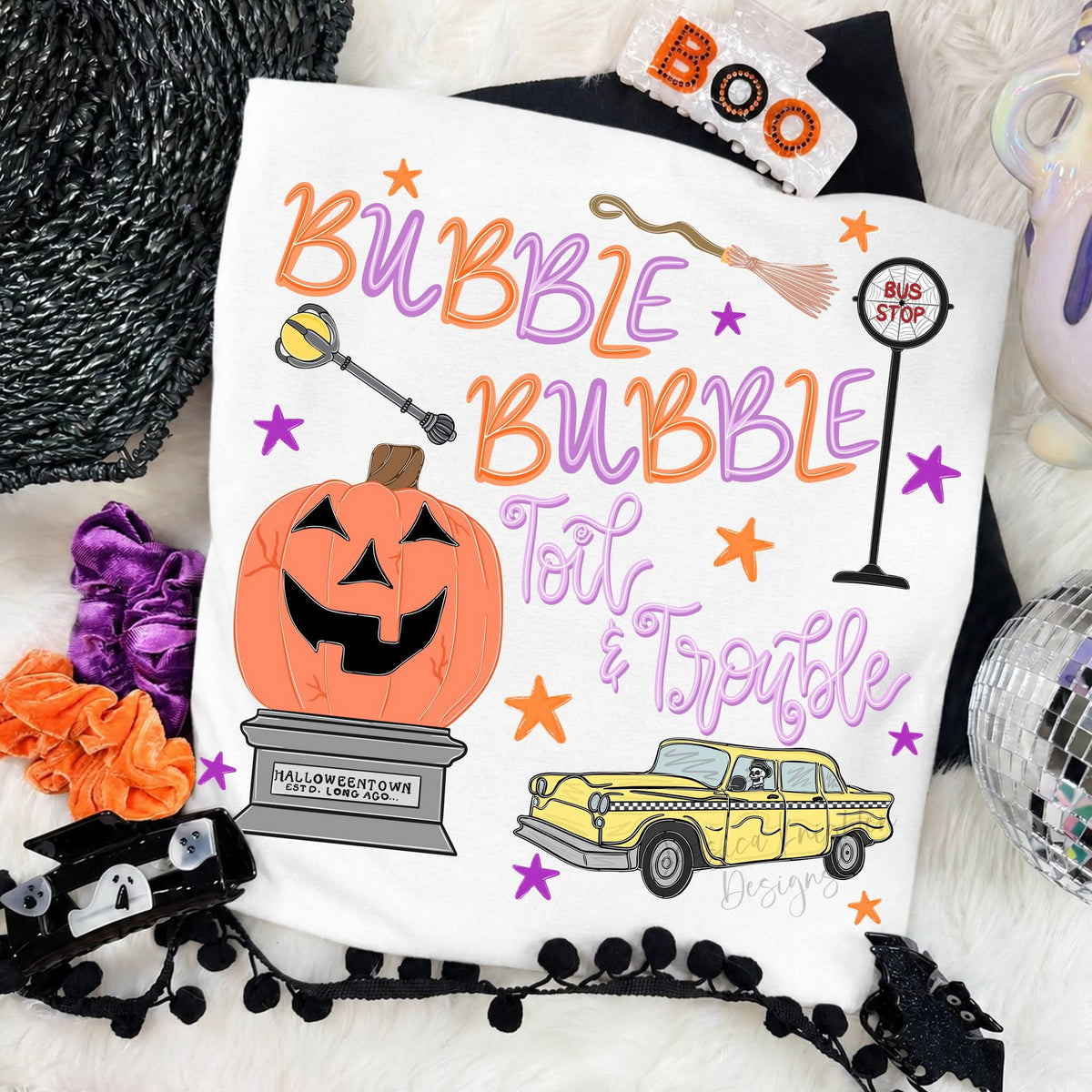 Bubble bubble fall trouble SUNDAY SPECIAL DTF transfer