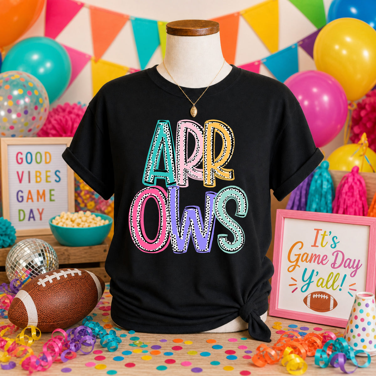 Arrows Dixie Dot (S&G) DTF transfer