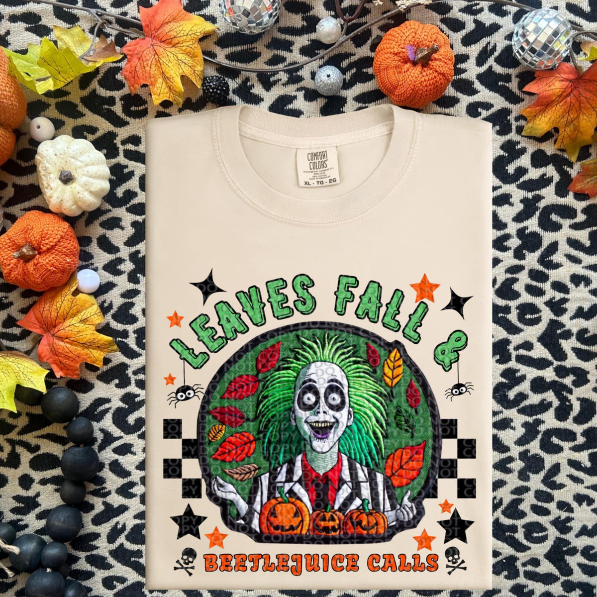 Leaves Fall exclusive DTF transfer