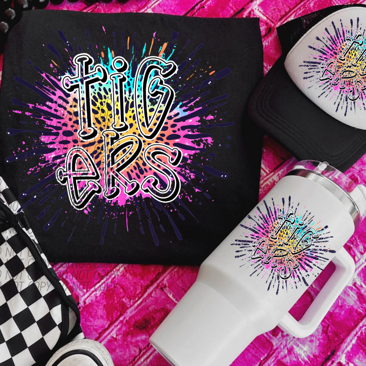 Colorful Burst Mascots (City)