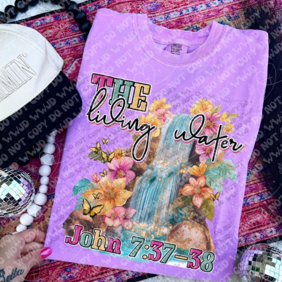 The water waterfall 103176 DTF transfer