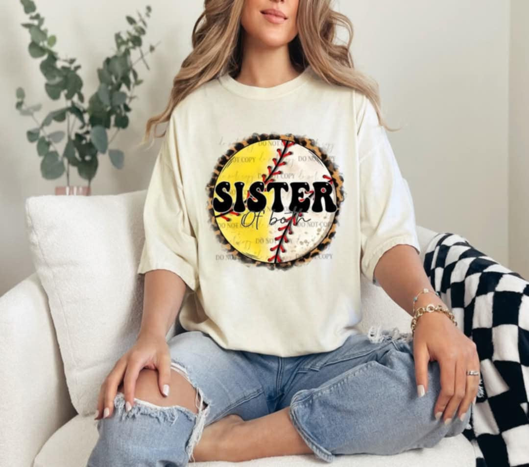 Sister of both leopard outline (40E) 92616 DTF transfer
