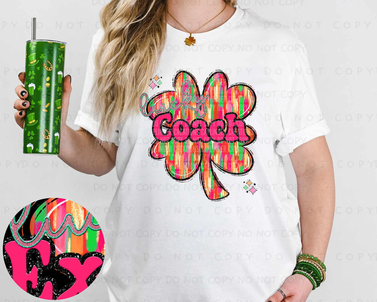 Coach brushstroke clover (Caplinger) 80315 DTF transfer