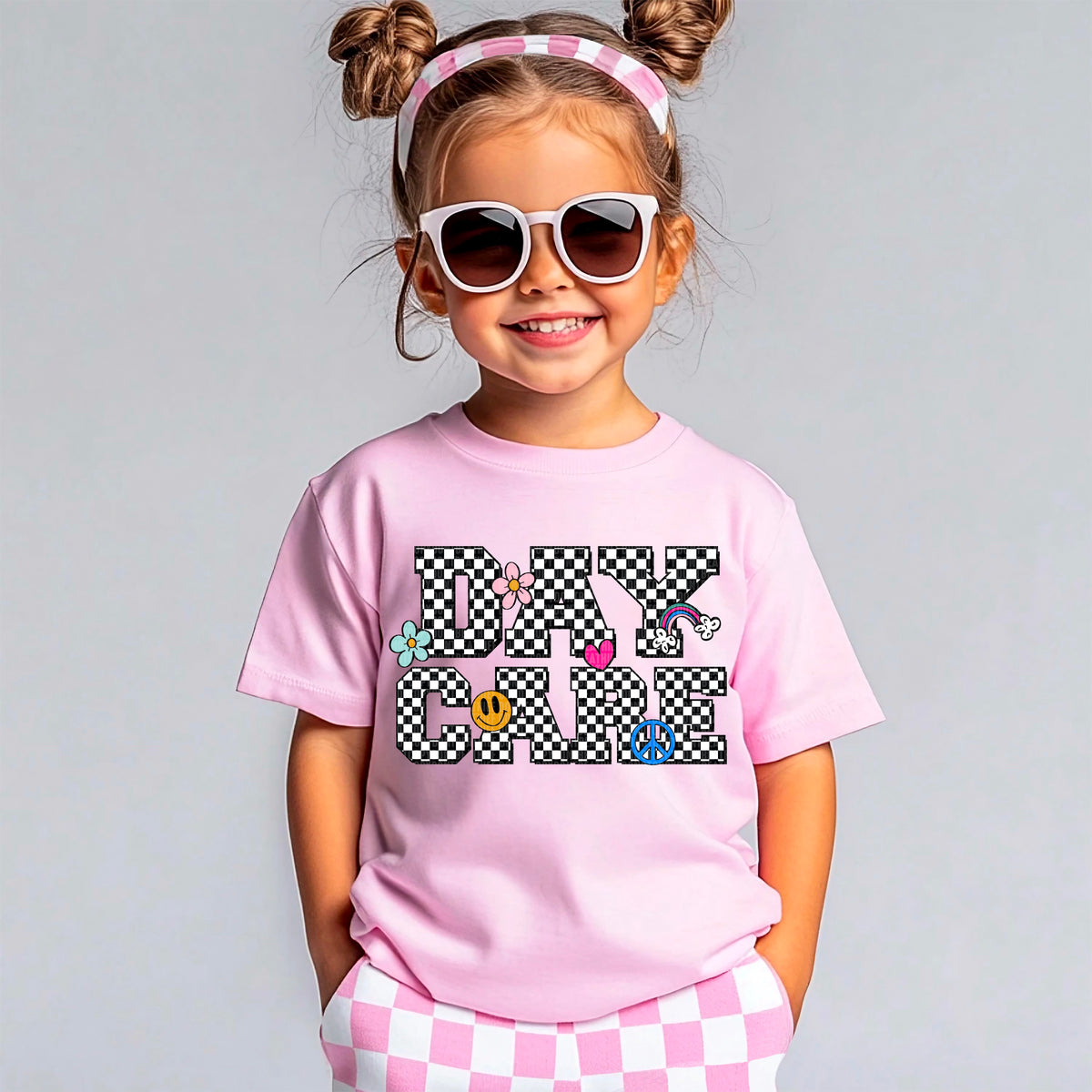 Daycare checkered 95148 DTF transfer