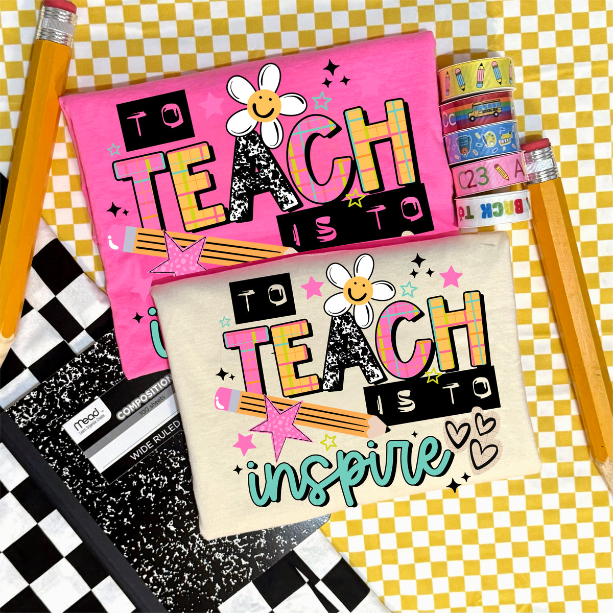 To teach is to inspire (CSC) DTF transfer