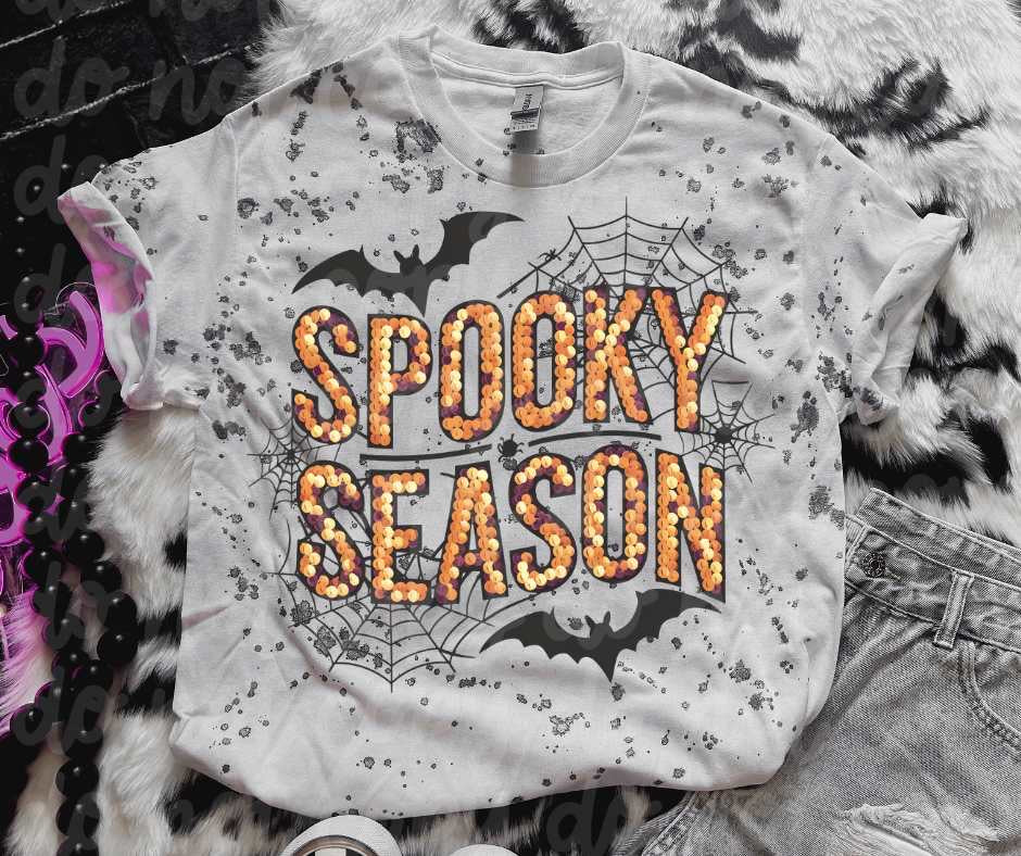 Spooky season bats (vintage) 53763 DTF transfer