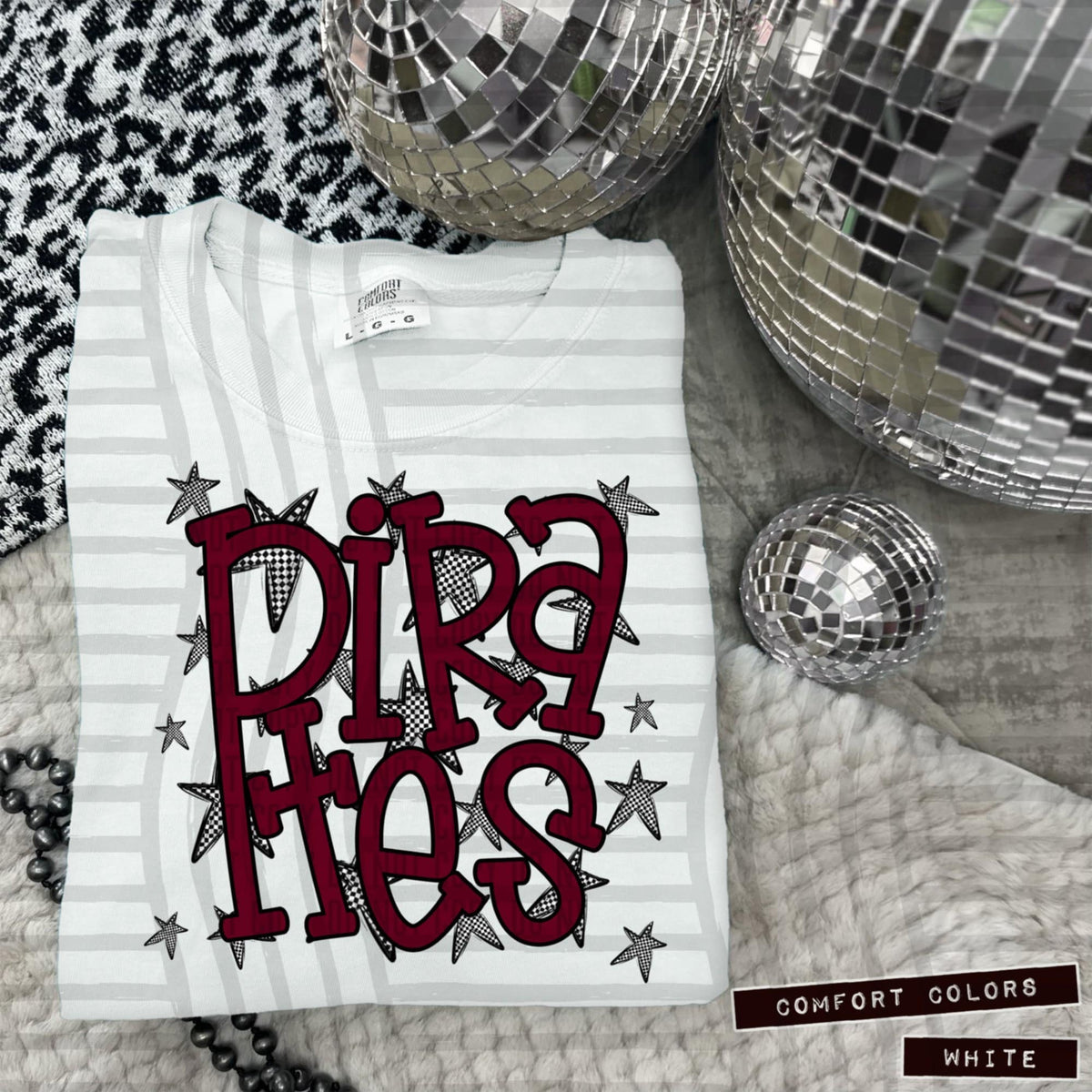 Maroon Staggered Mascots (Caplinger)