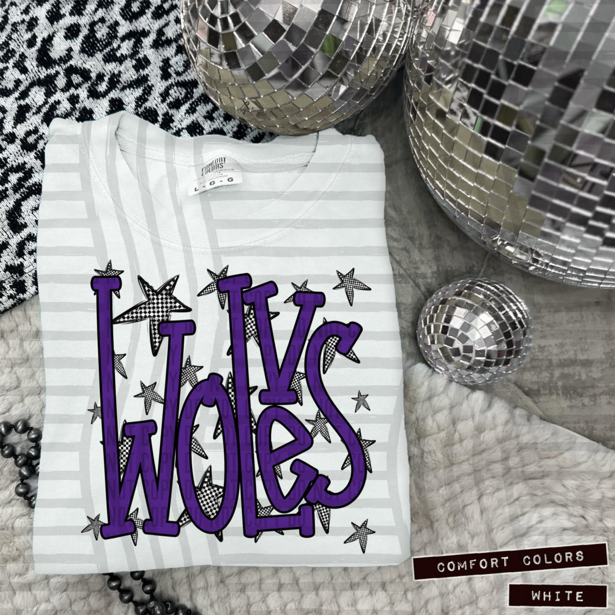 Purple Staggered Mascots (Caplinger)