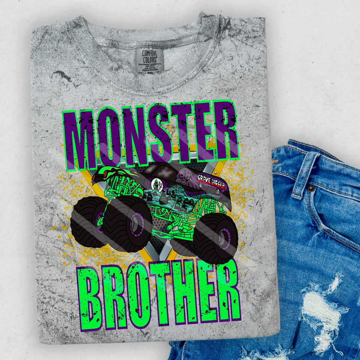 Monster Brother truck (WNDD) 114234 DTF transfer