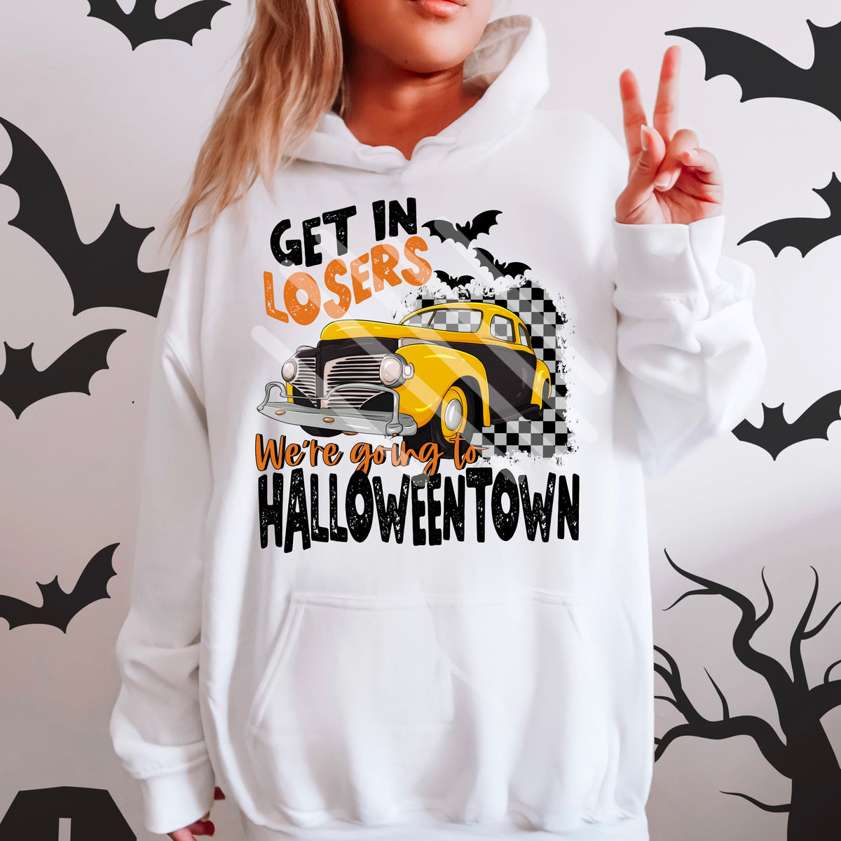 Get in losers taxi exclusive DTF transfer