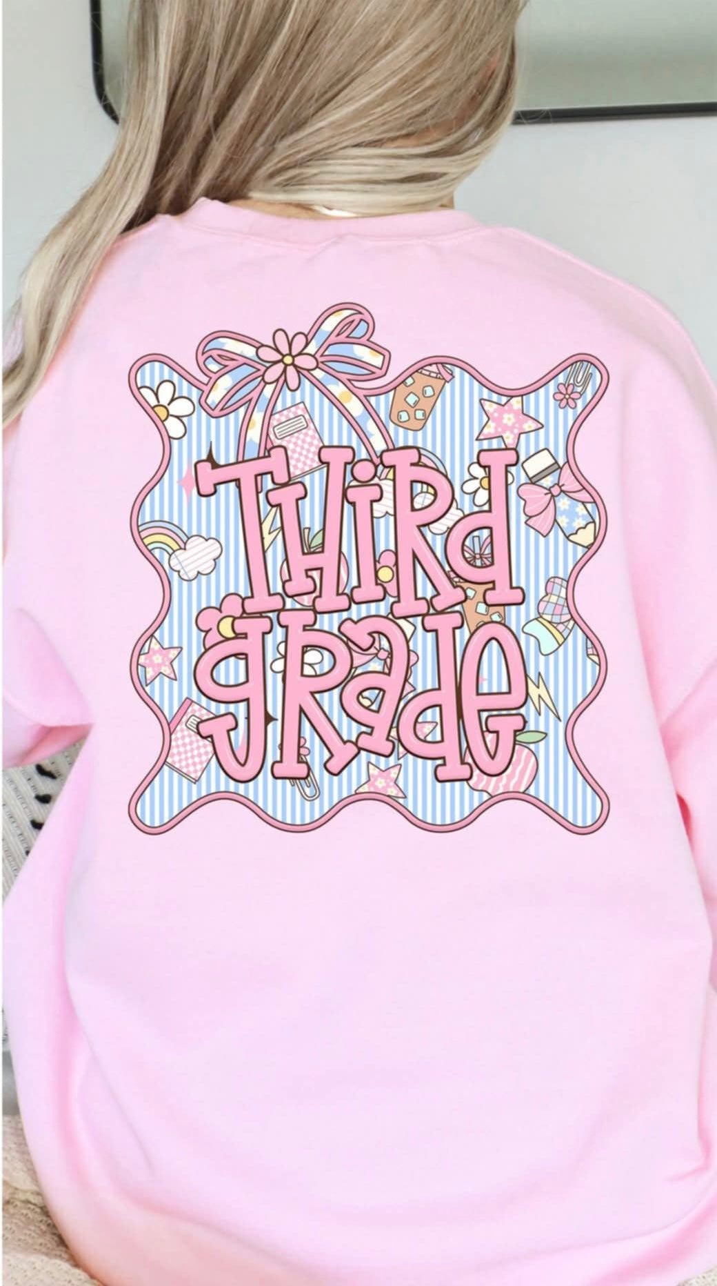 Third grade seersucker frame (S&G) 107401 DTF transfer