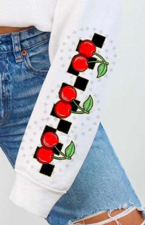 Cherries sleeve (C’s) 82744 DTF transfer