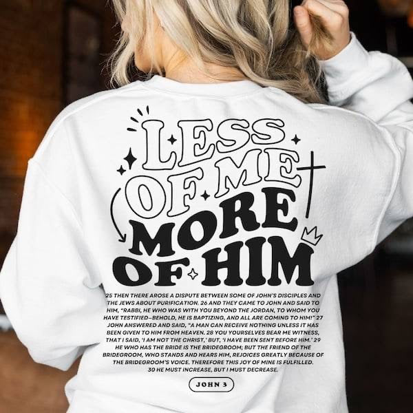 Less of me more of him (KARTA) 64046 DTF transfer