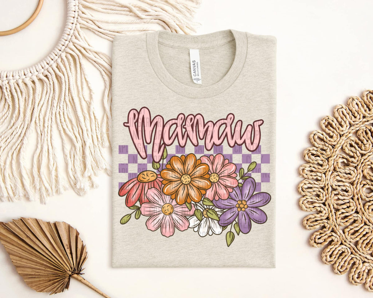 Mamaw flowers (Caplinger) 92700 DTF transfer