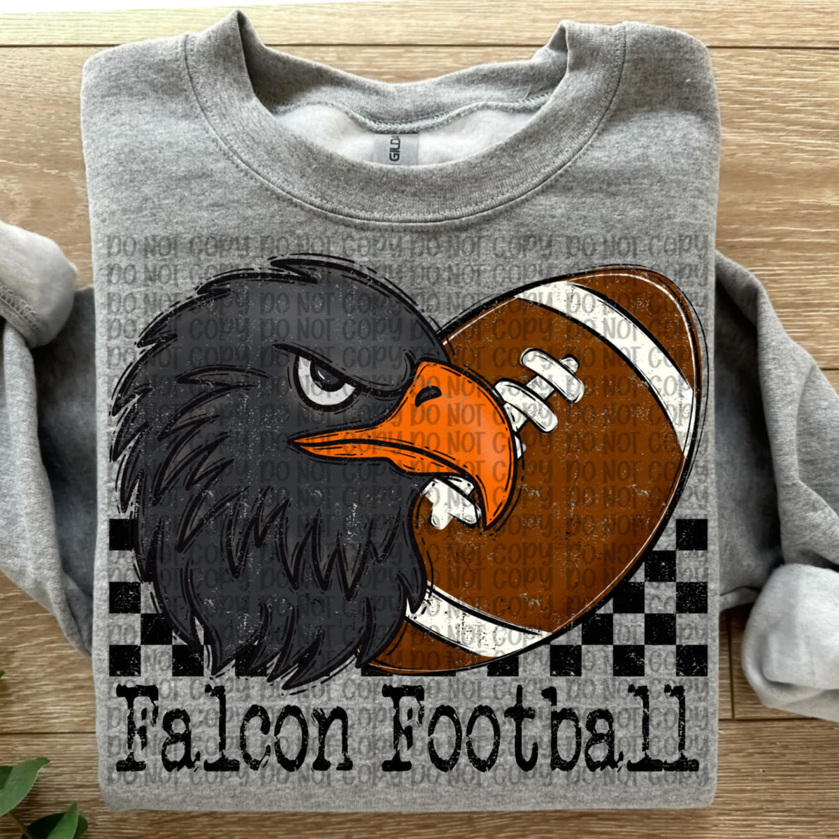 Falcon Football Checker VP DTF transfer