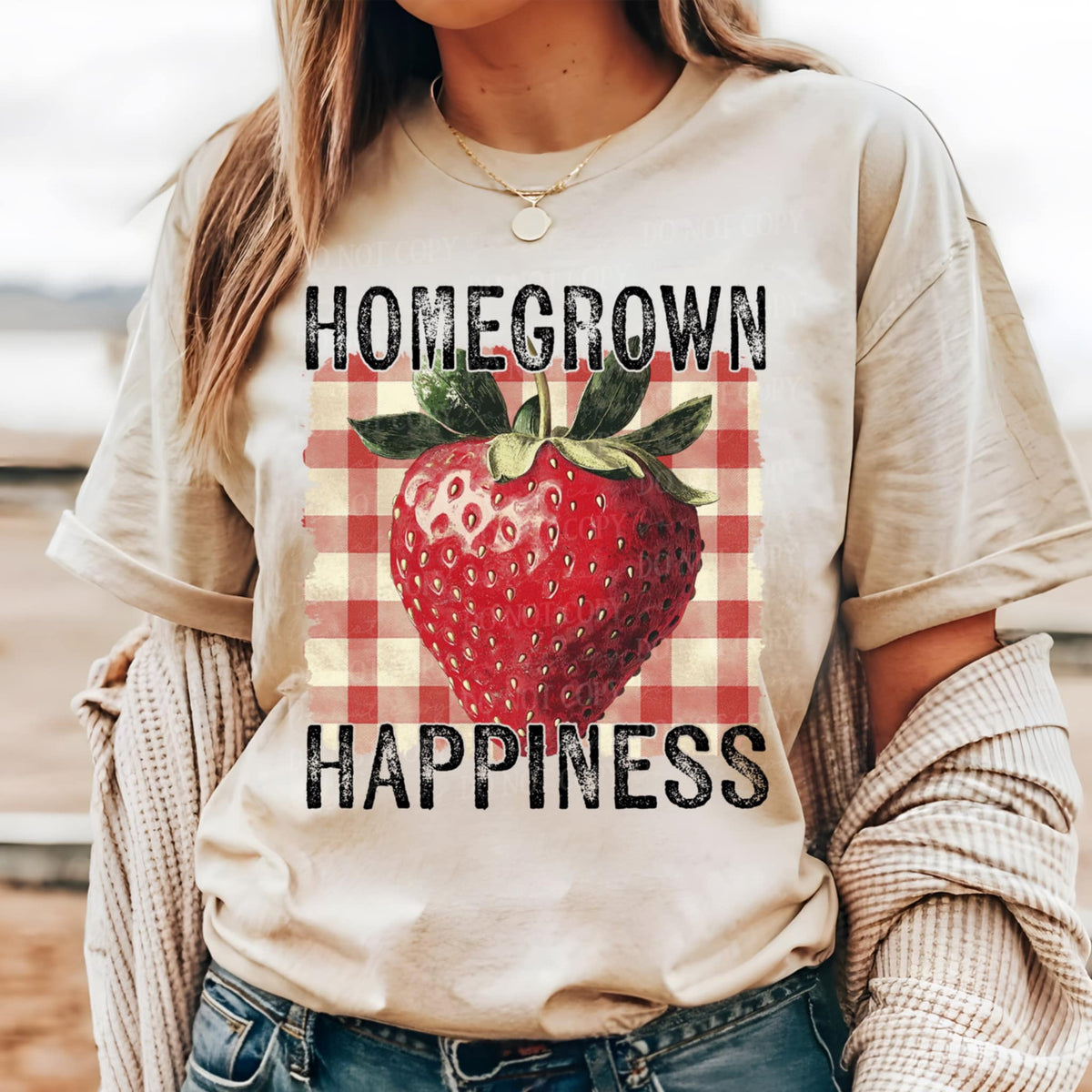 Homegrown happiness strawberry (TTD) 94360 DTF transfer