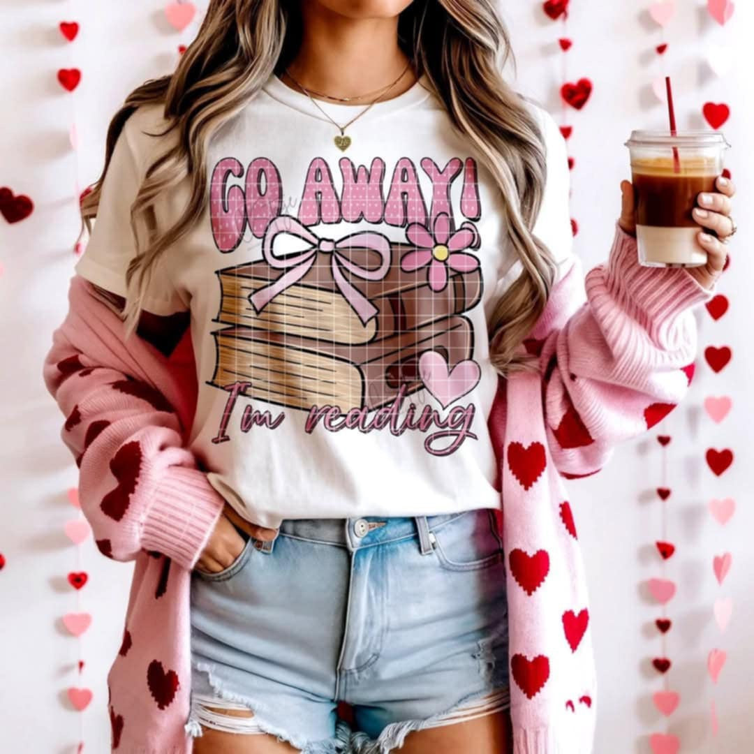 Go away I’m reading (Cstage) 97794 DTF transfer