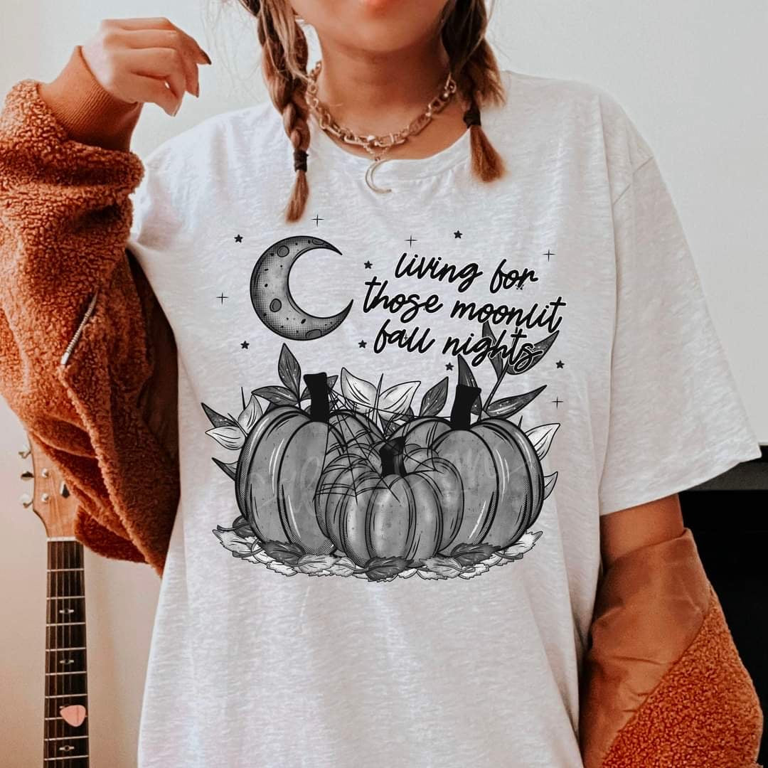 Living for those moonlit fall nights (SAL) 53296 DTF transfer