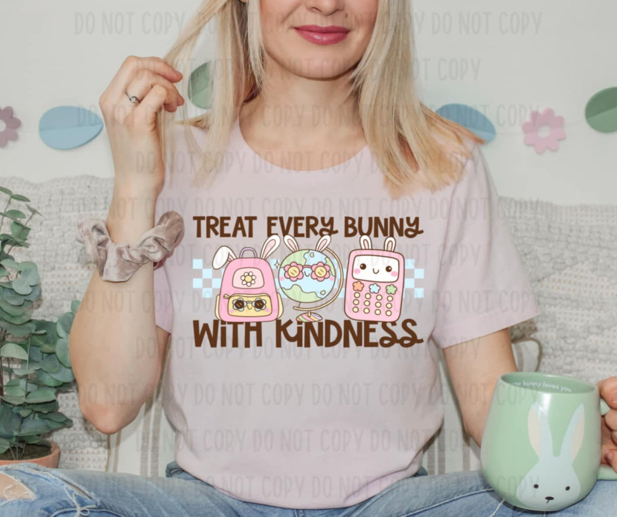 Treat every bunny with kindness (canvista) 91852 DTF transfer