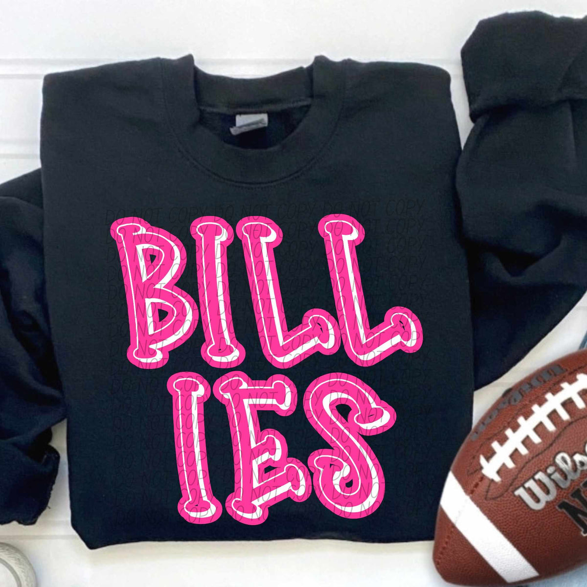 Billies hot pink 55384 DTF transfer