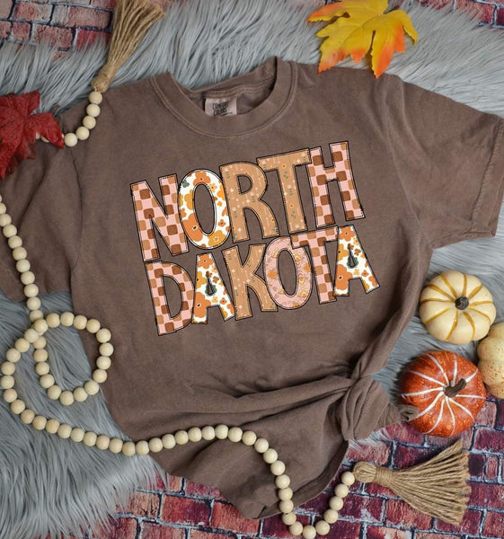 North Dakota fall boho states (S&G) 52711 DTF transfer