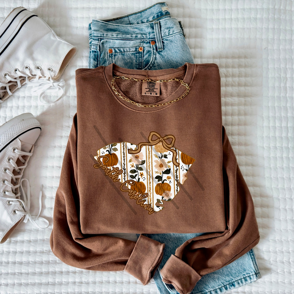 South Carolina fall pumpkin state (MZ) 113601 DTF Transfer