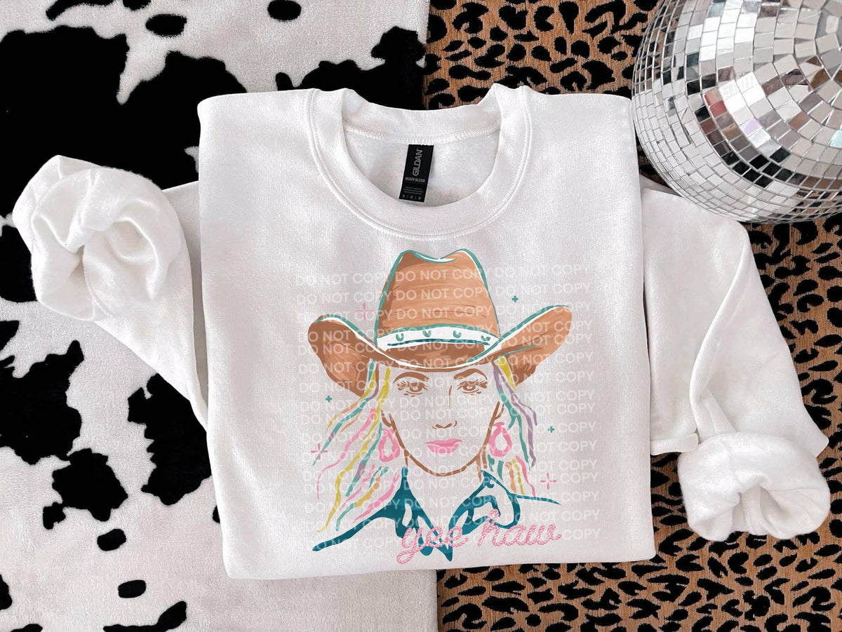 Yee haw cowgirl (SCG) DTF Transfer