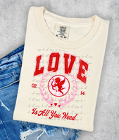 Love is all you need cupid 56348 DTF transfers