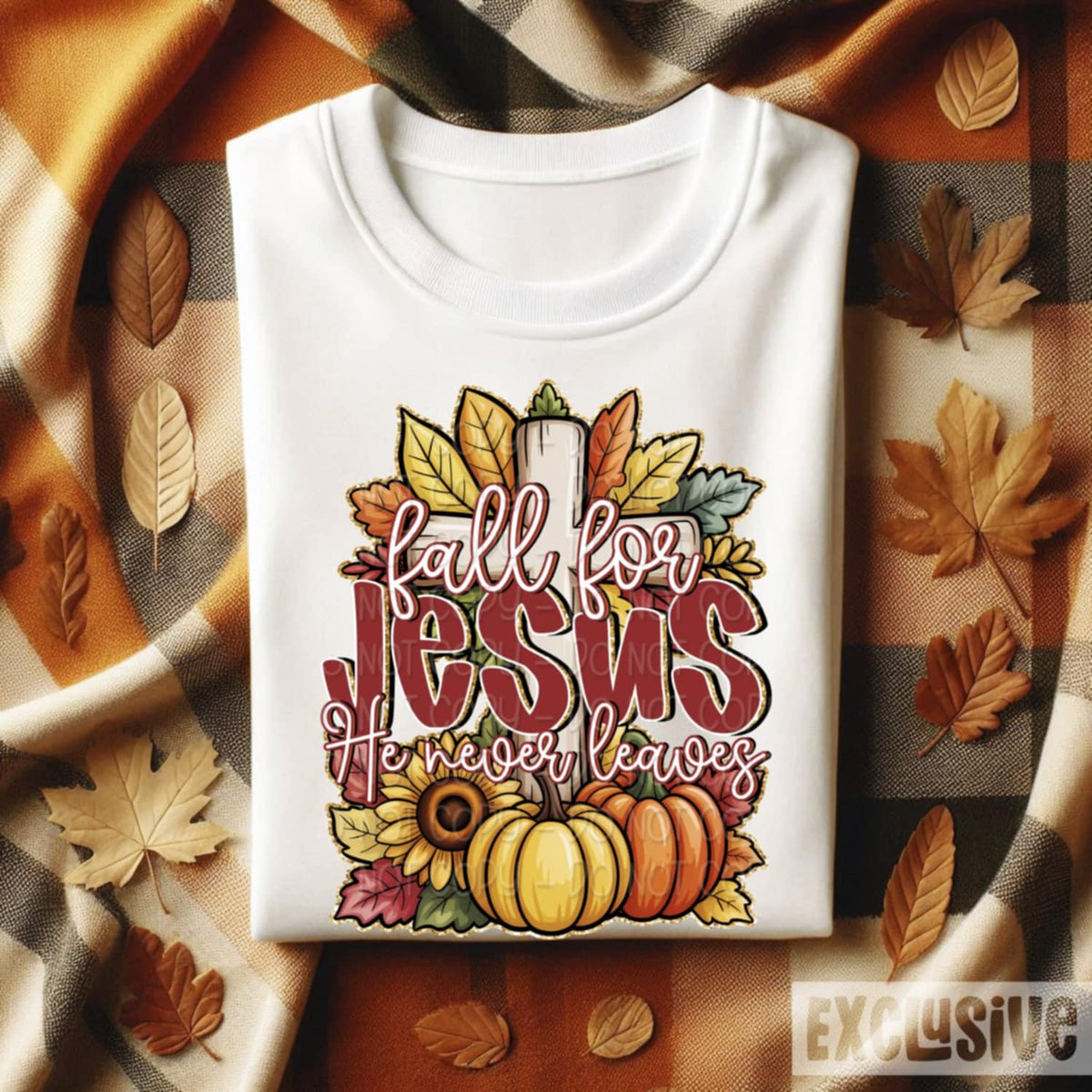 Fall for Jesus 106395 DTF transfer