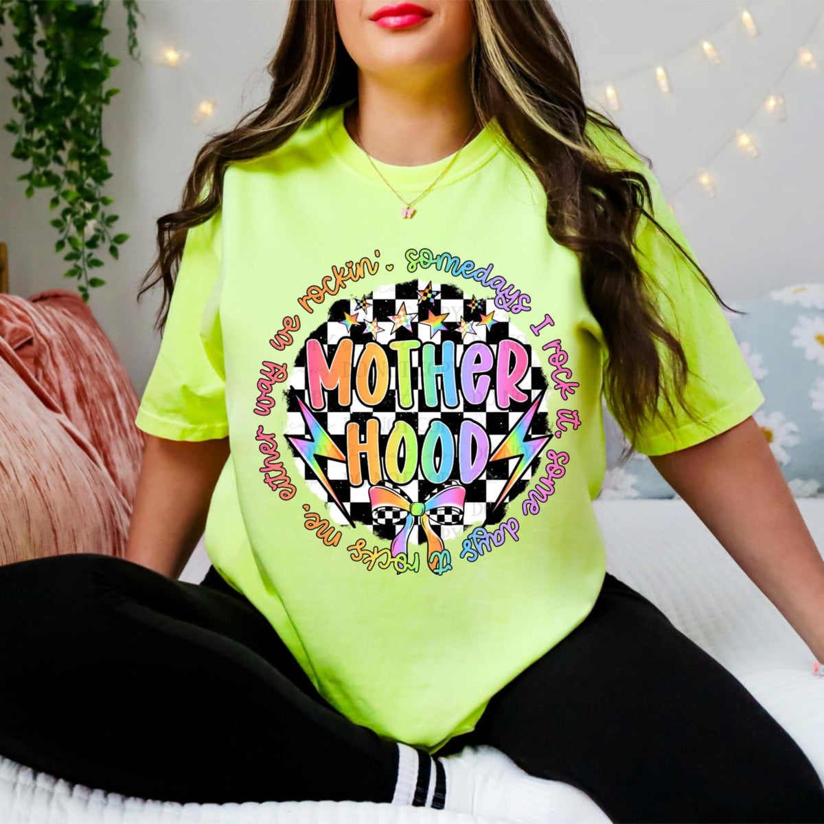 Motherhood colorful circle (ABD) 93173 DTF transfer