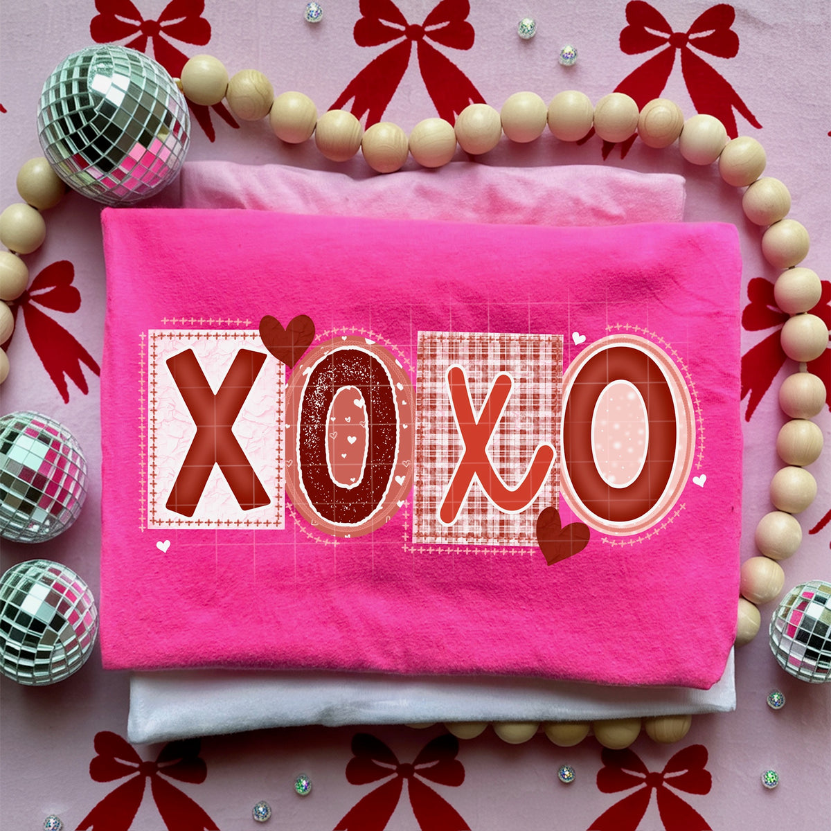 Xoxo mixed fonts (CSC) DTF transfer