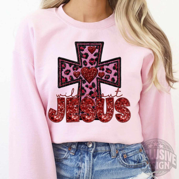 Wild about Jesus cross 73274 DTF transfer