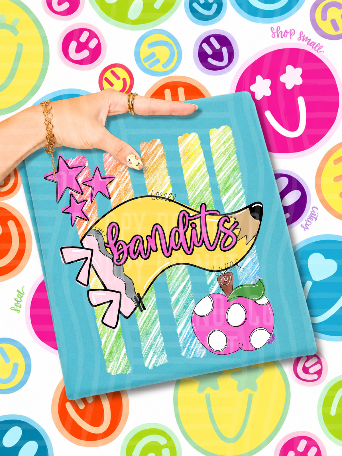 bandits pencil flag (CAPLINGER) DTF Transfer