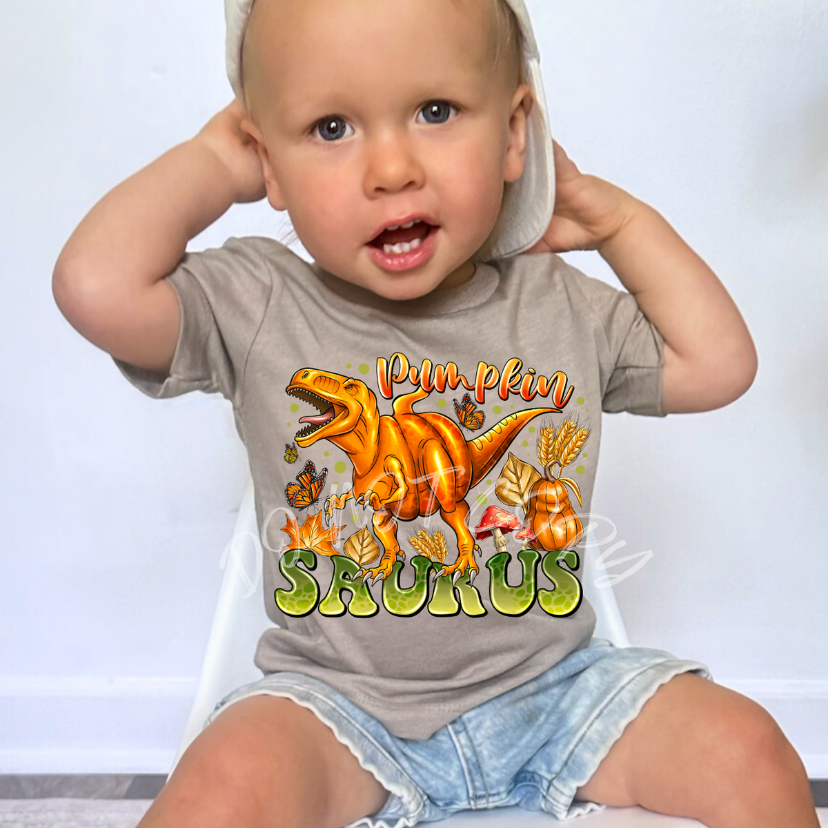 Pumpkin Saurus (RD) DTF Transfer