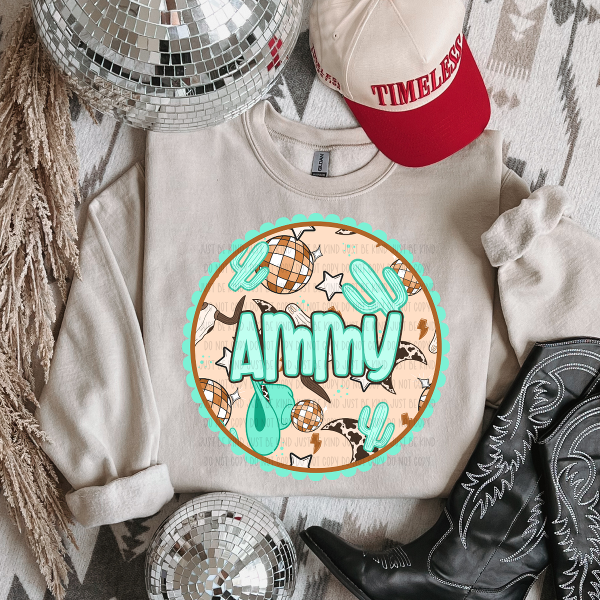 Ammy *Teal (Kayndi) 72787 DTF transfer