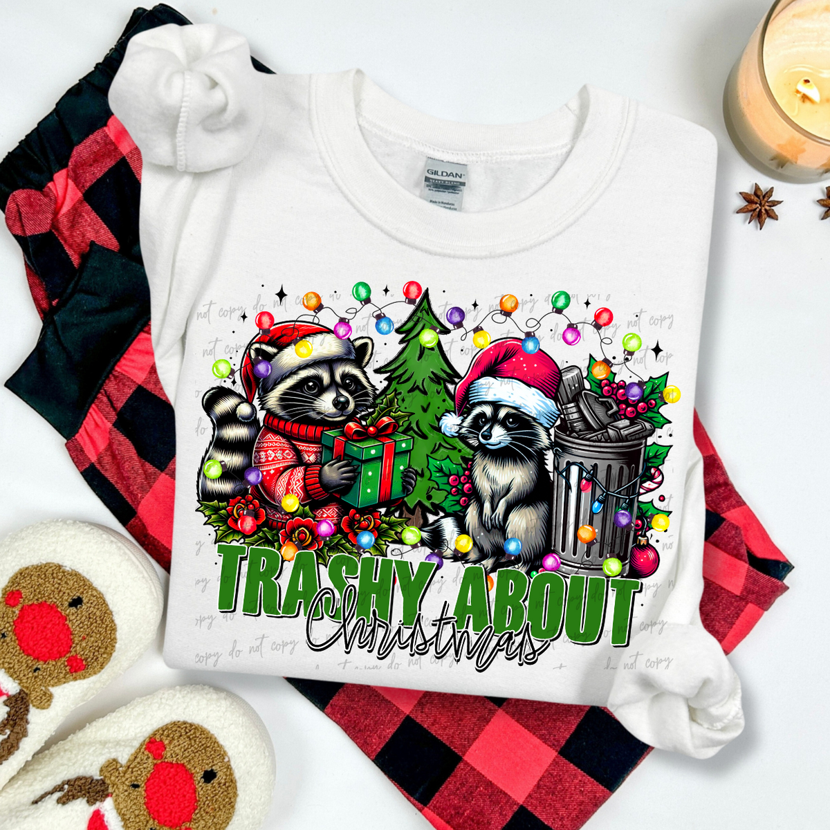 Trashy About Christmas (FDCD) DTF Transfer
