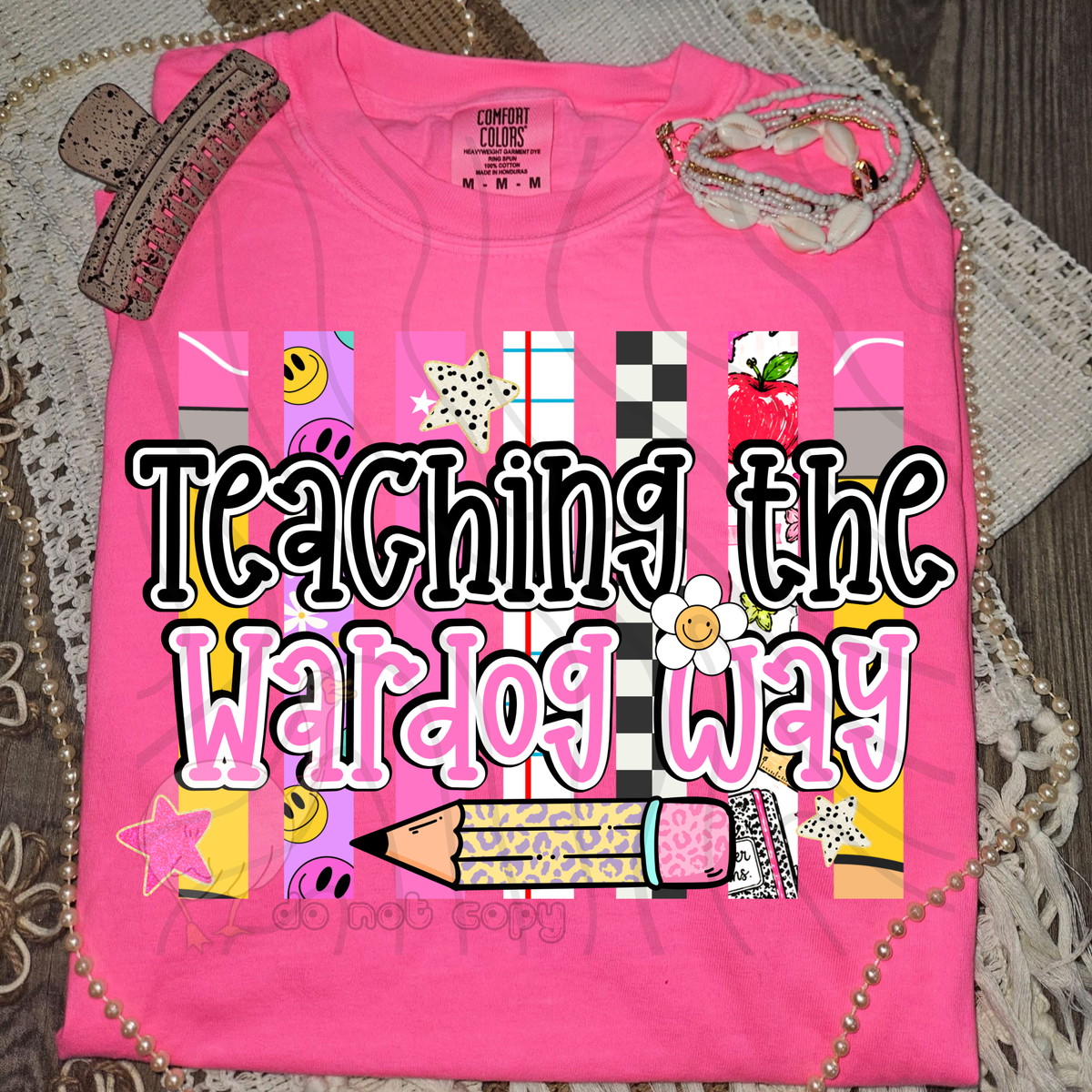 Teaching the wardog way school stripes (DKD) DTF Transfer