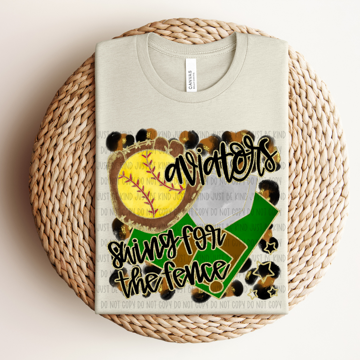 Softball Aviators Swing For The Fence (Caplinger) 83444 DTF Transfer