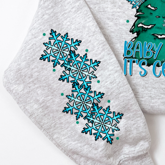 Baby It's Cold Outside * SLEEVE ONLY* (FDCD) DTF Transfer