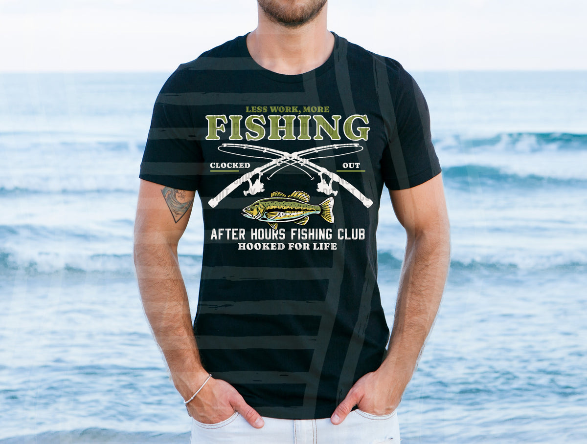 After hours fishing club (Caplinger) DTF Transfer