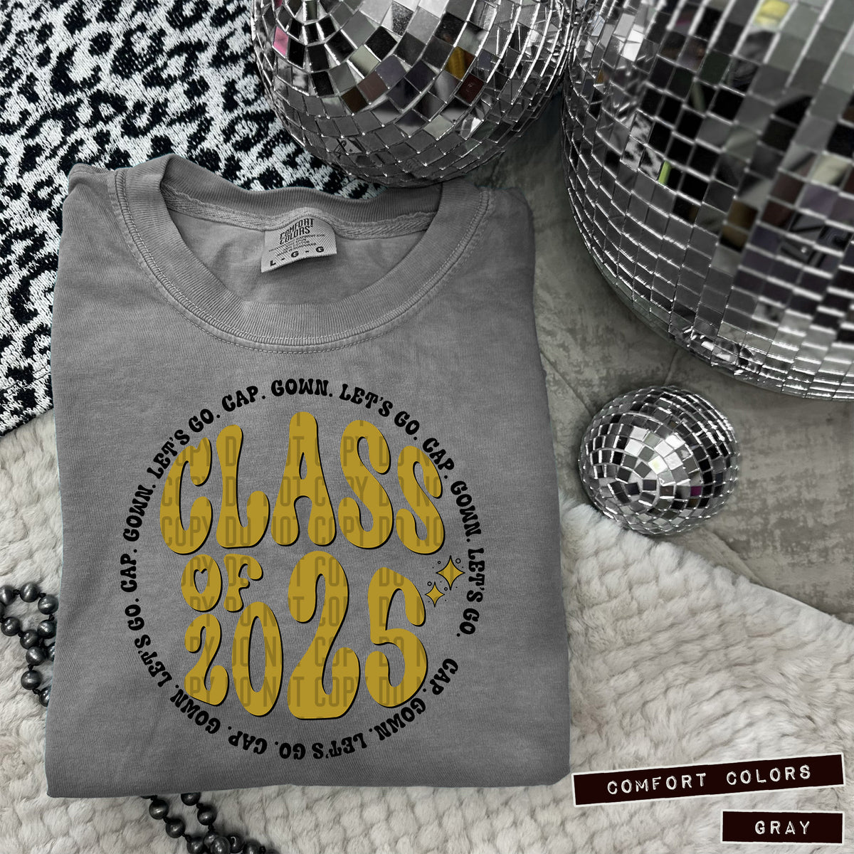 Class of 2025 Gold (Caplinger) DTF transfer