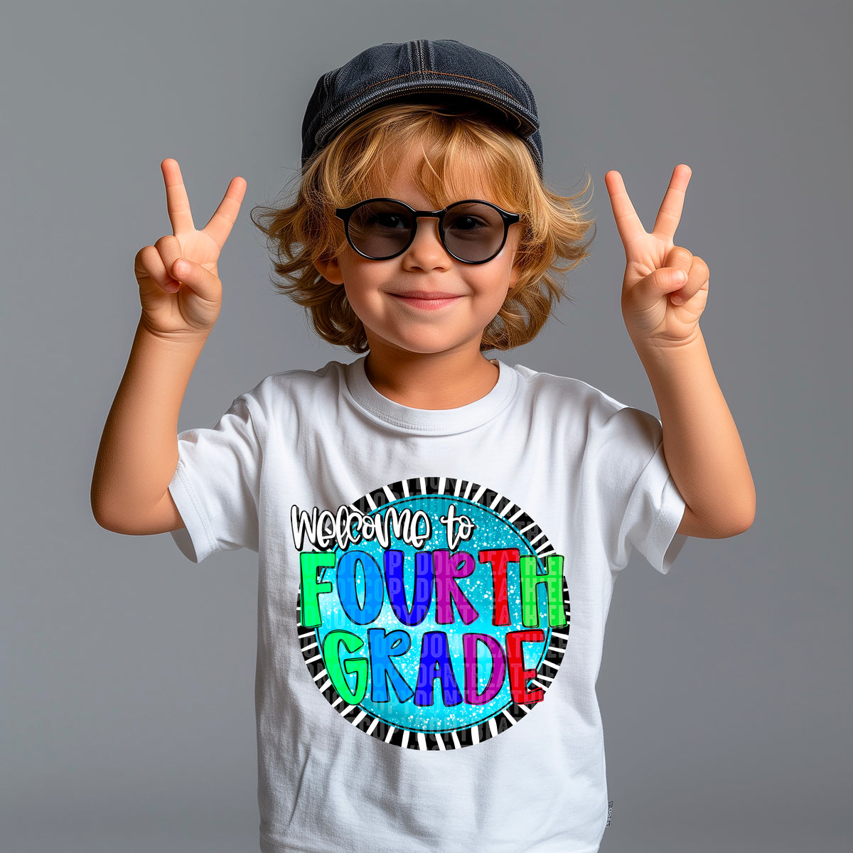 Welcome To Fourth Grade - Boy 104532 DTF transfer