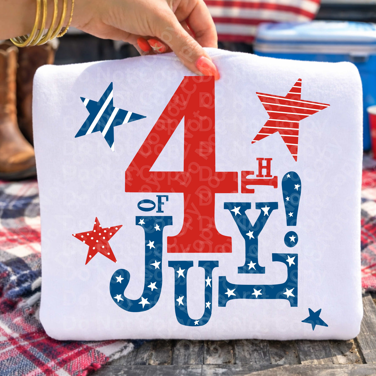 4th of July (Irene) DTF Transfer